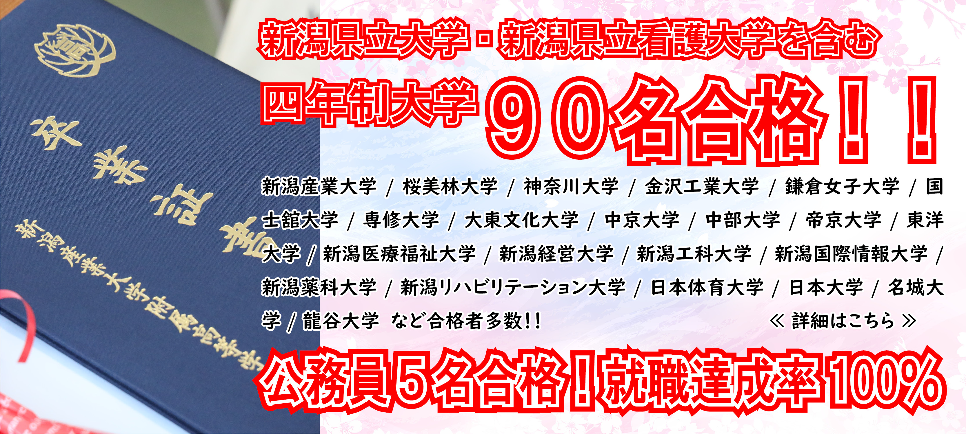 進路合格実績